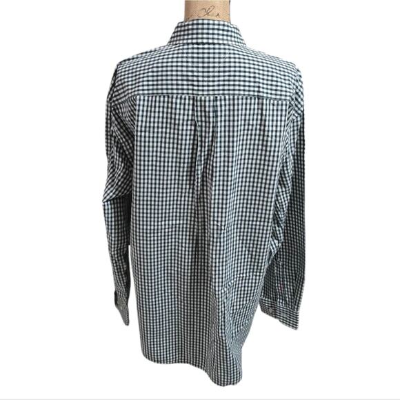 Tommy Hilfiger Green Checkered Plaid Classic Fit Mens Button Down Shirt Size XXL - Picture 3 of 8